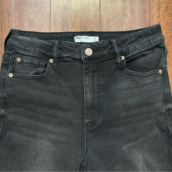 Garage Women’s Black Flared Women's Jeans with Copper Hardware, Size 28 - Picture 4 of 14